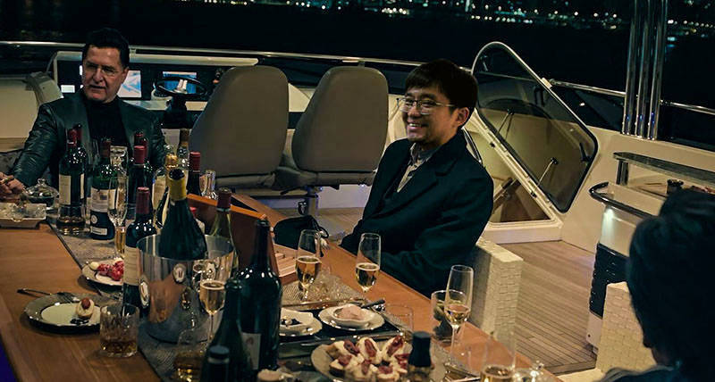 Meeting on Private Yacht